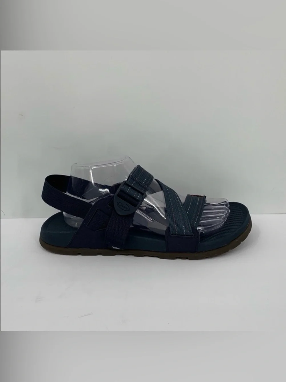 Chaco Lowdown lug sandal shoe strappy comfort navy blue outdoor hiking men 9